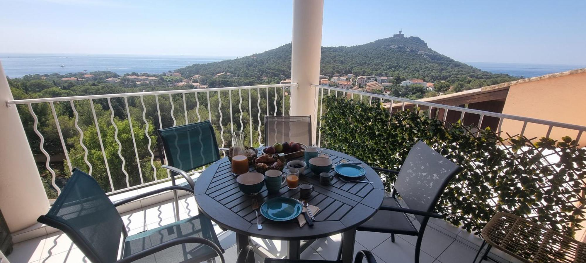 Agay Cap Esterel Le Hameau F2 Clim Plein Sud Dernier Etage Magnifique Vue Mer Saint-Raphaël Εξωτερικό φωτογραφία